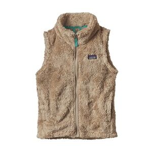 Patagonia Girls Boys Los Gatos Vest Teddy Cozy Fleece Size 7-8 Small